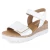 Sandalen - weiss (uni+gold)