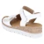 Sandalen - weiss (uni+gold)