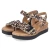 Sandalen - natur (schw+gold)