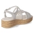 Sandaletten - silber/light grey
