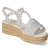 Sandaletten - silber/light grey
