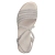 Sandaletten - silber/light grey