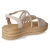 Sandalen - platino/oak