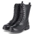Schnürstiefeletten - SCHWARZ/SILBER