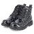 Schnürboots - SCHWARZ/SILBER