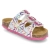 Pantoletten - weiss/pink