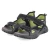 Sandalen - black/green