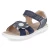 Sandalen SPARKLE - BLAU/SILBER