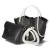 Handtasche - black/white