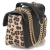 Schultertasche - Beige/schwarz