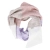 Strickschal - offwhite/amethyst