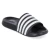 Badepantoletten - Black - White