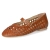 Spangenballerinas - COGNAC