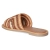 Pantoletten - Orange - Beige