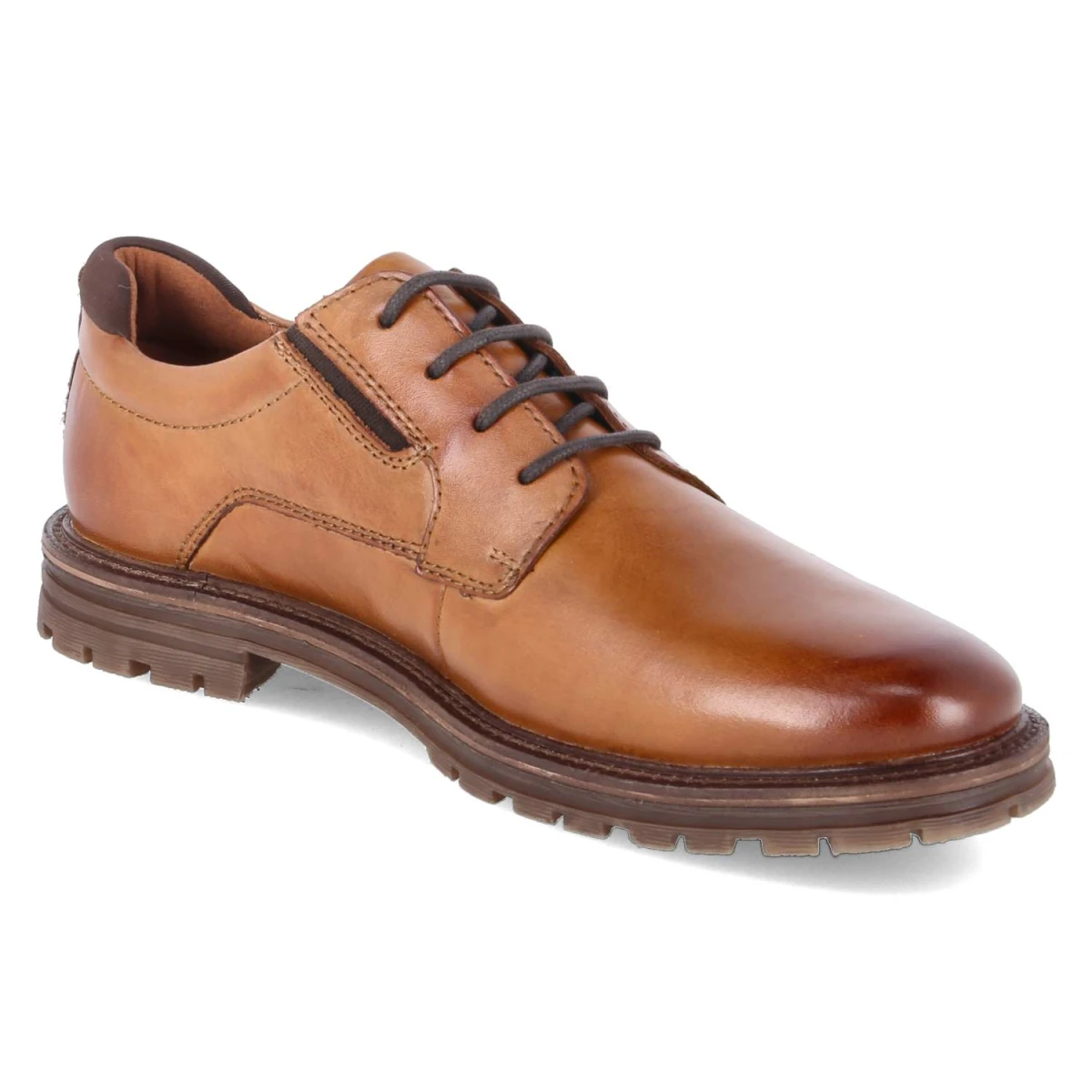 Halbschuhe - cognac