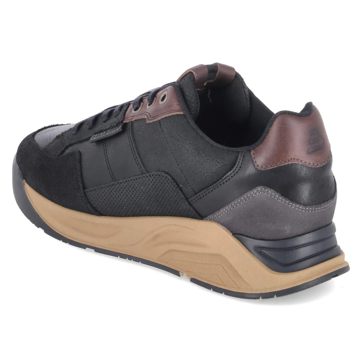 Low Sneaker - Black-Dark Brown