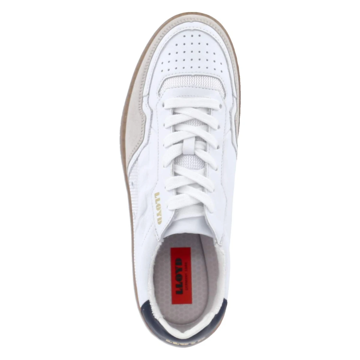 Low Sneaker ANWAR - 1 - CHALK/WHITE/WEISS/MIDNIGHT