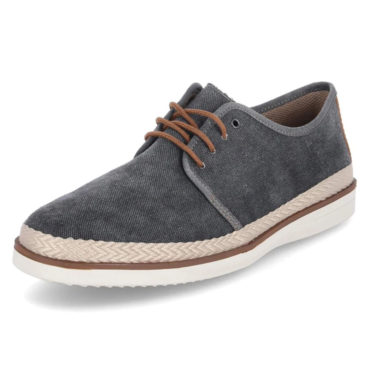 Halbschuhe - anthrazit/amaretto