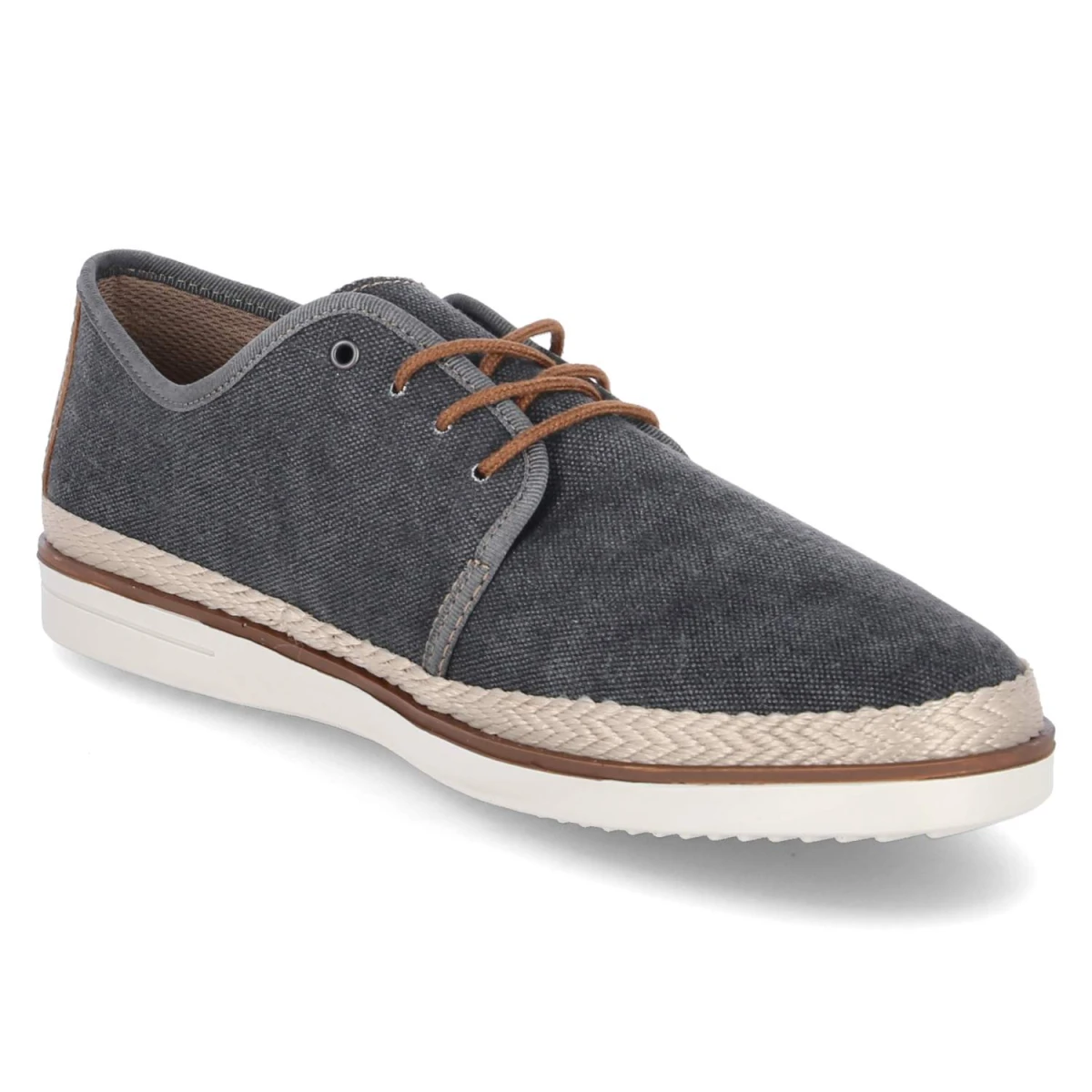 Halbschuhe - anthrazit/amaretto