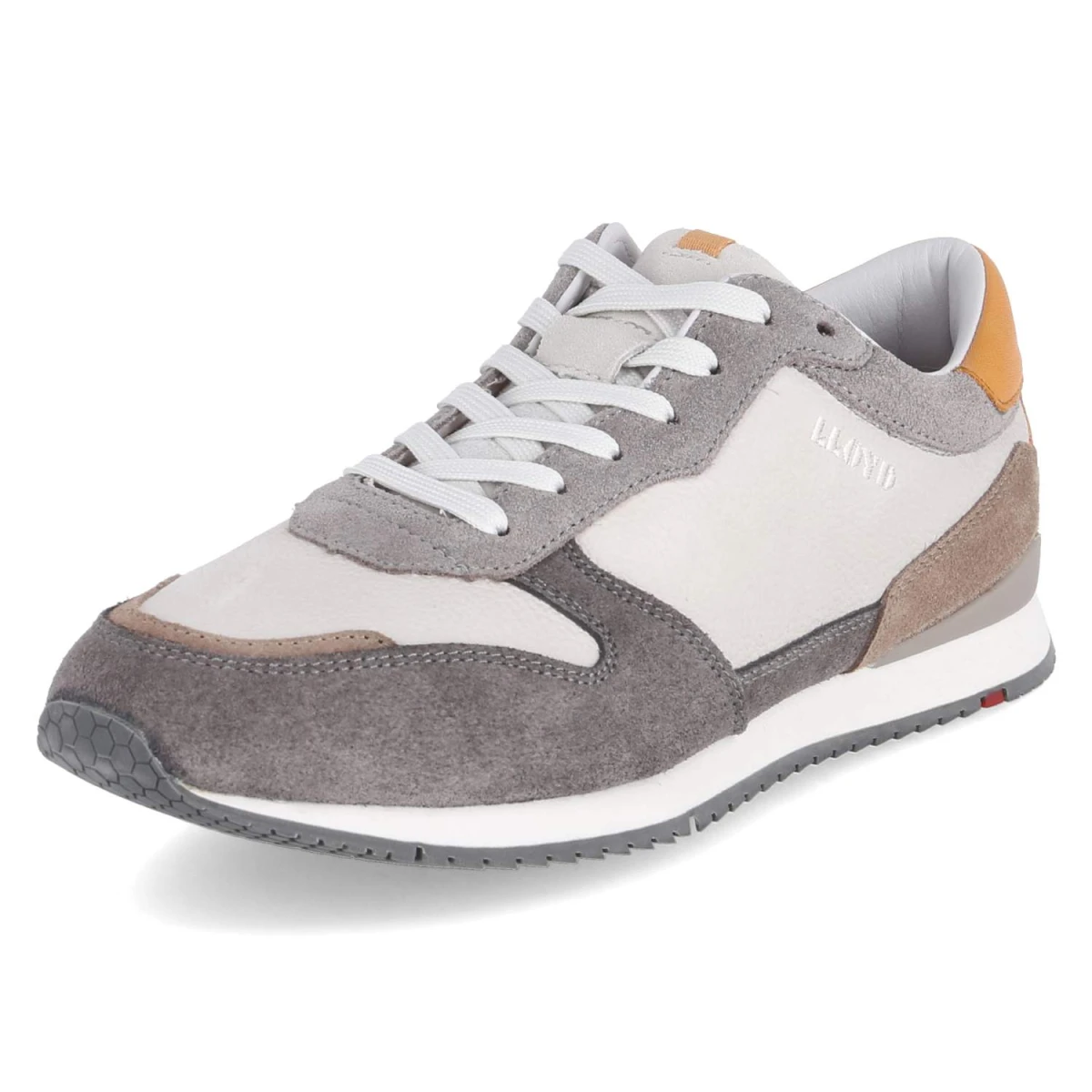 Low Sneaker ELMORE - 2 - GREY/POLVERE/ORANGE