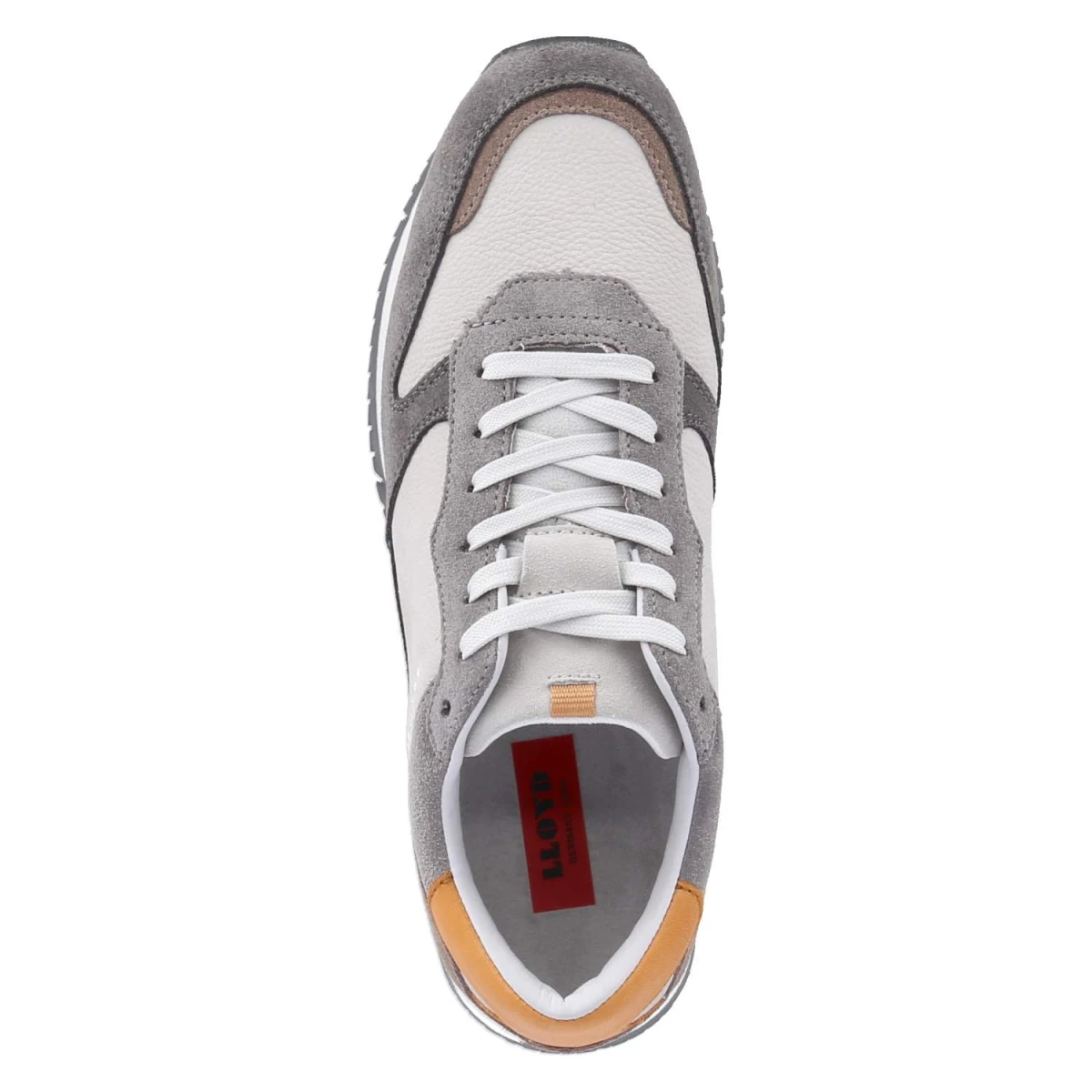 Low Sneaker ELMORE - 2 - GREY/POLVERE/ORANGE