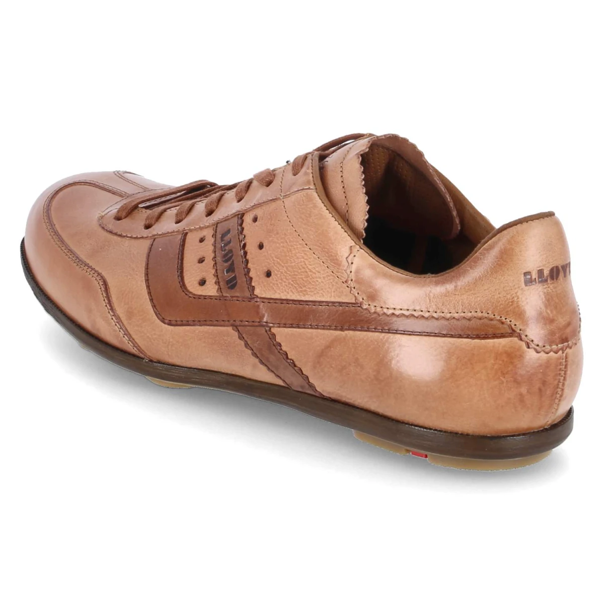Low Sneaker BARRY - 3 - COGNAC/KENIA