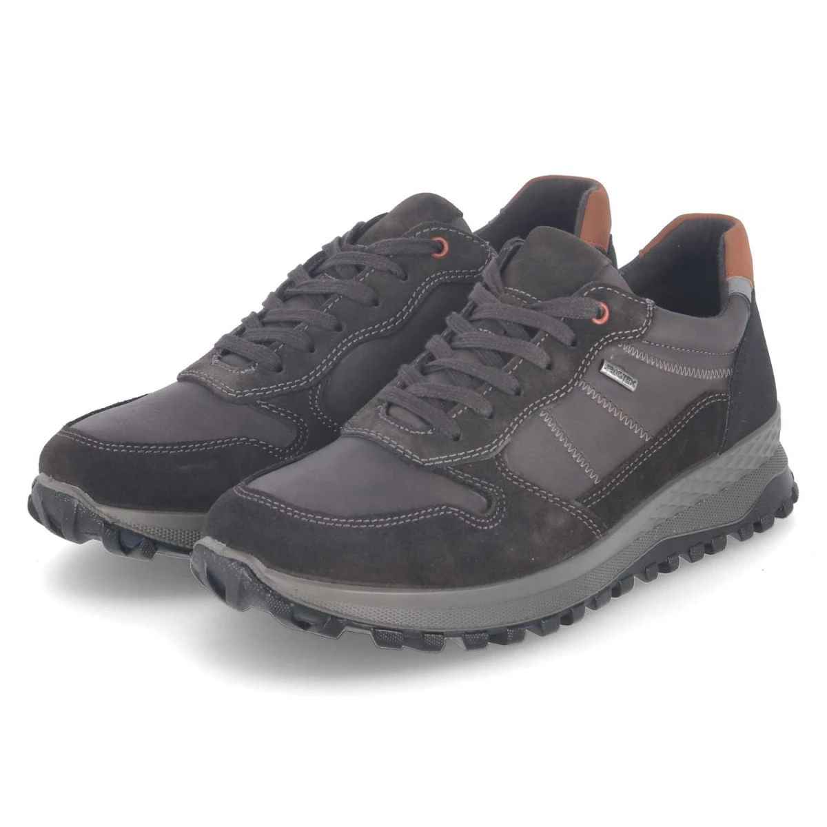 Schnürschuhe - coffee