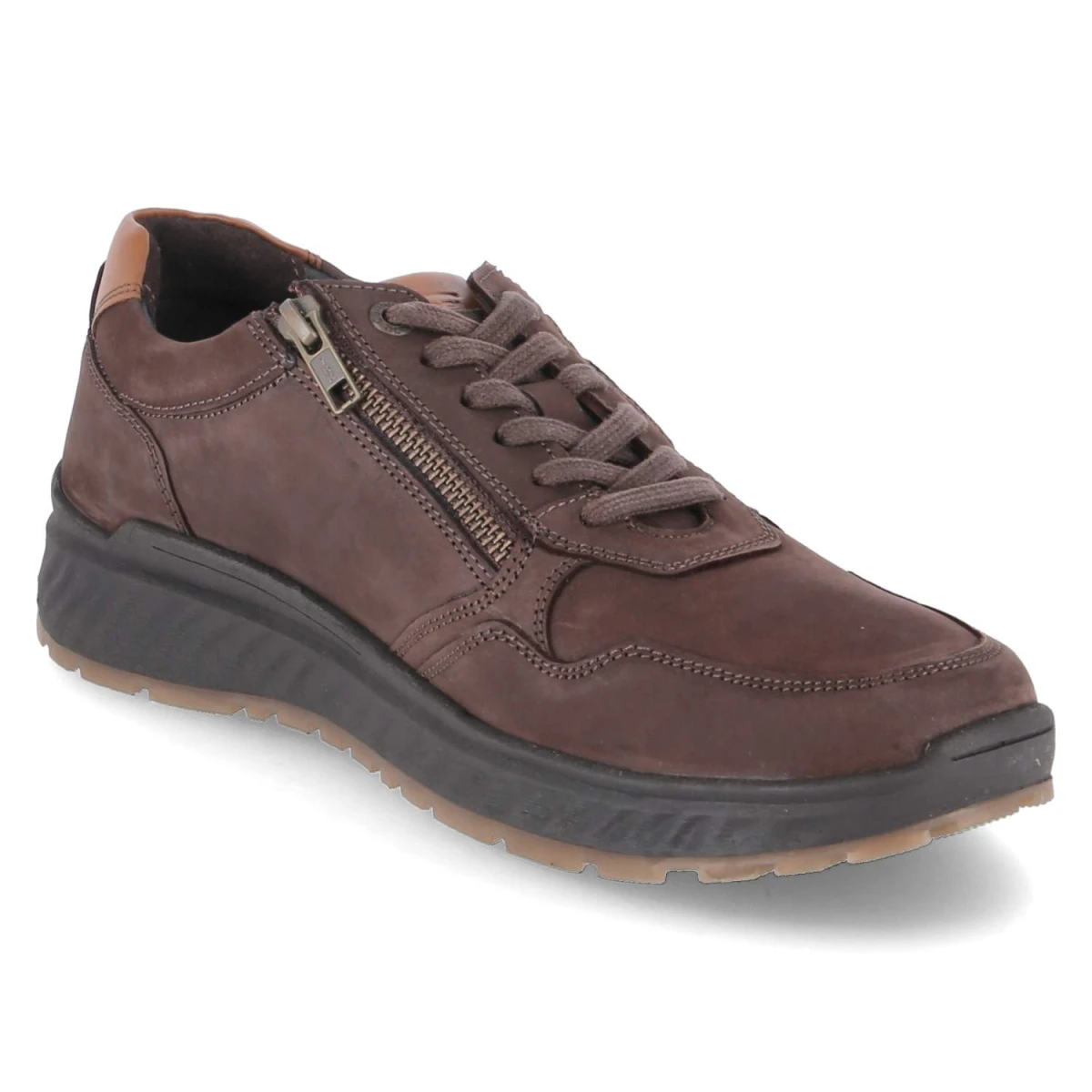 Halbschuhe - schoko/natur