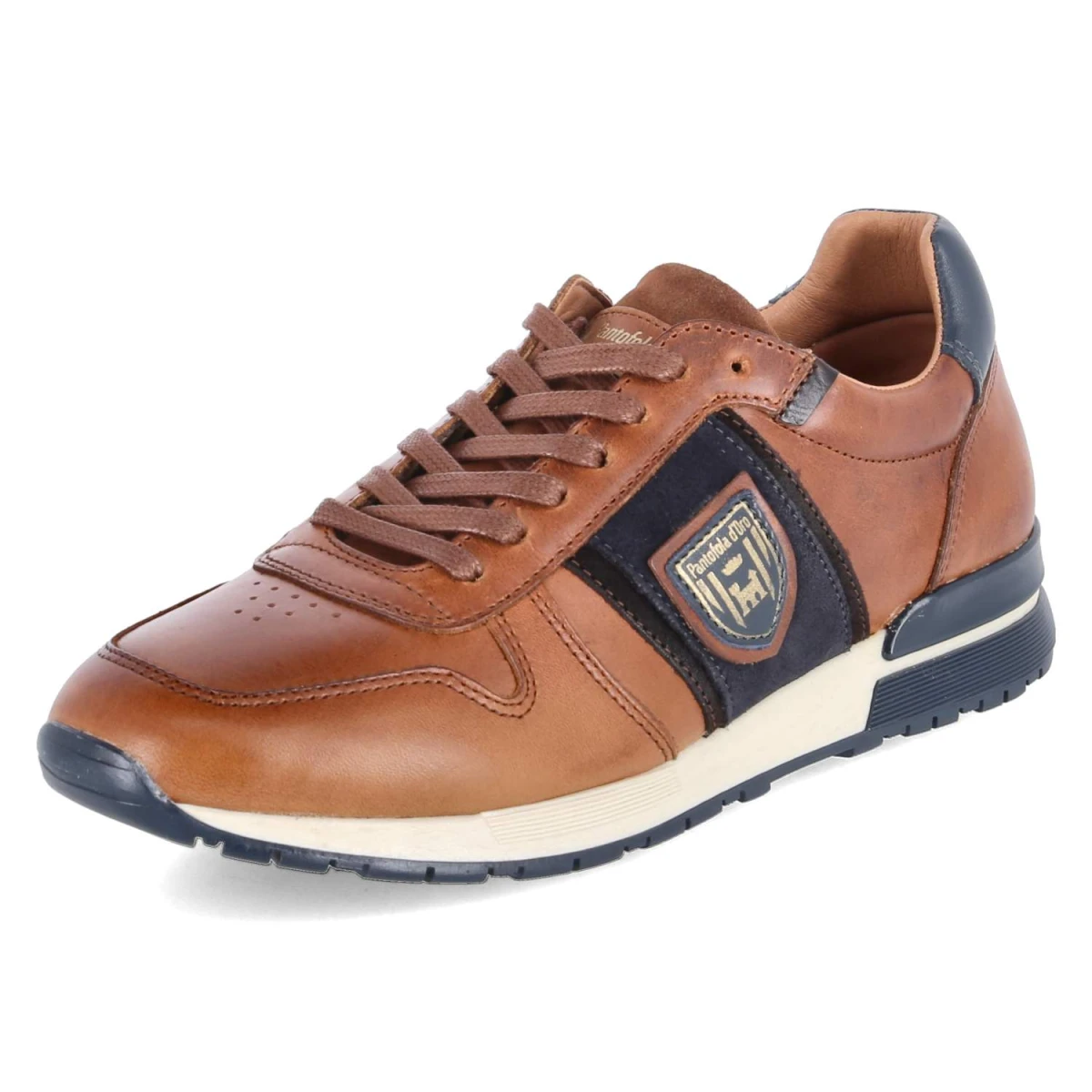 Low Sneaker SANGANO - Cognac