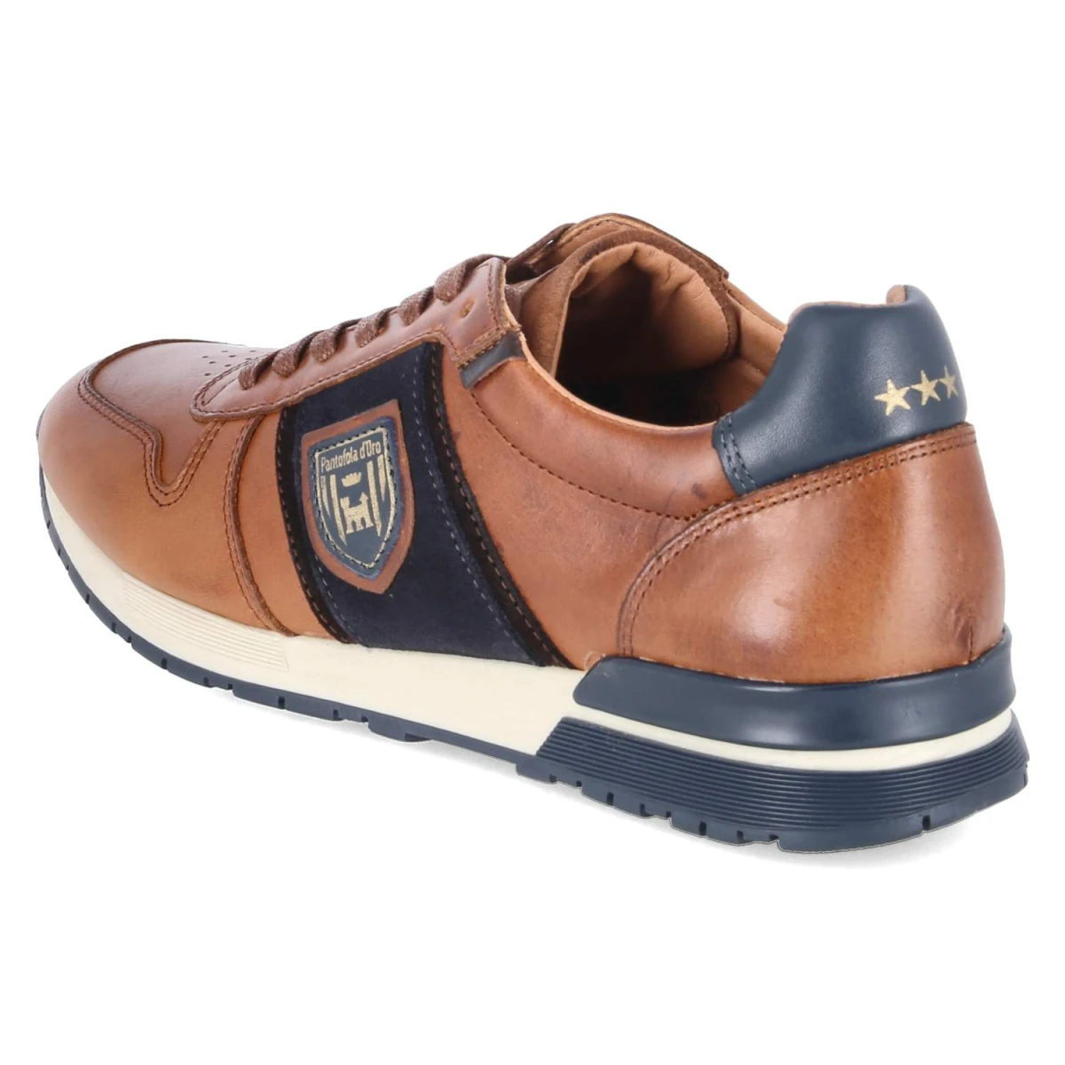 Low Sneaker SANGANO - COGNAC