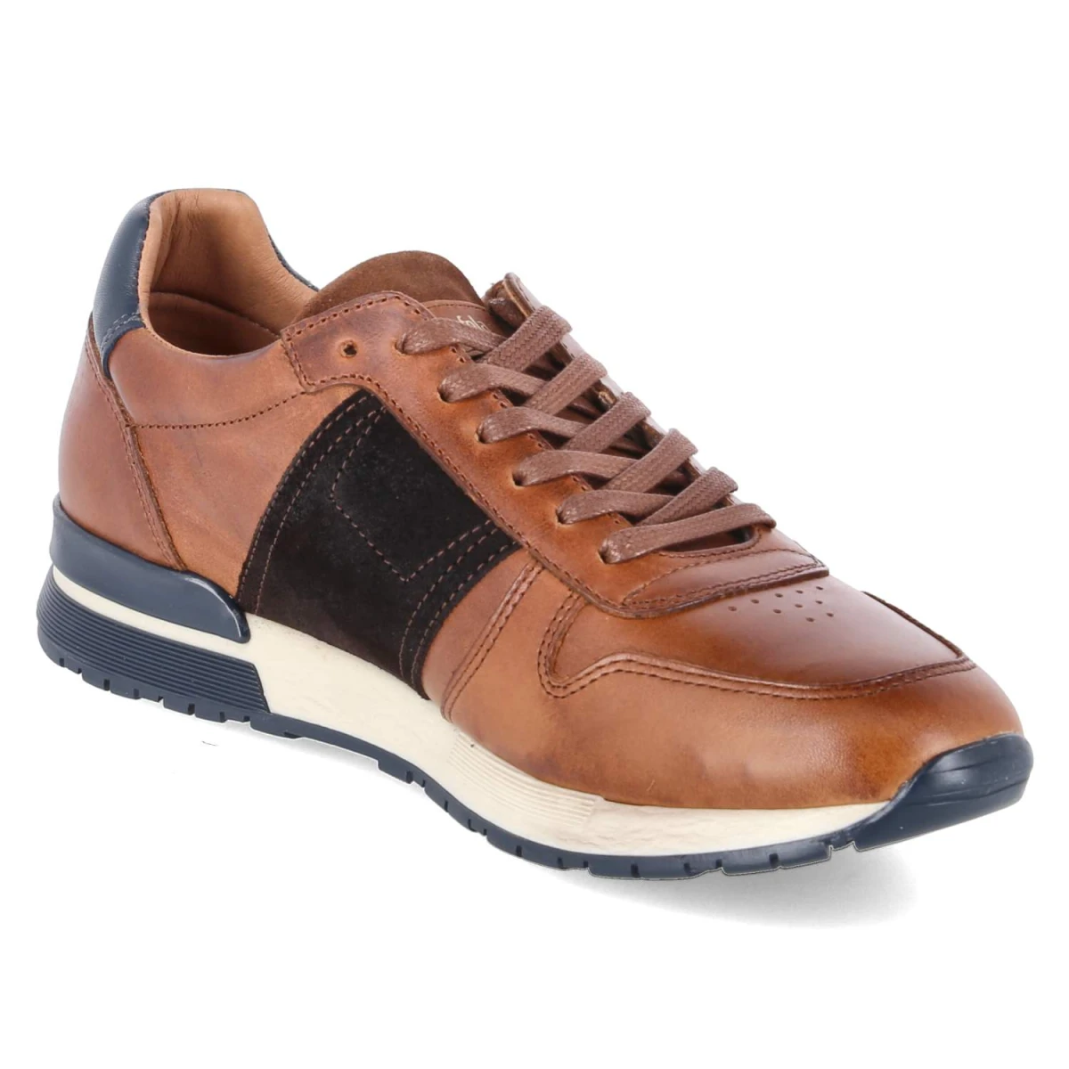 Low Sneaker SANGANO - Cognac