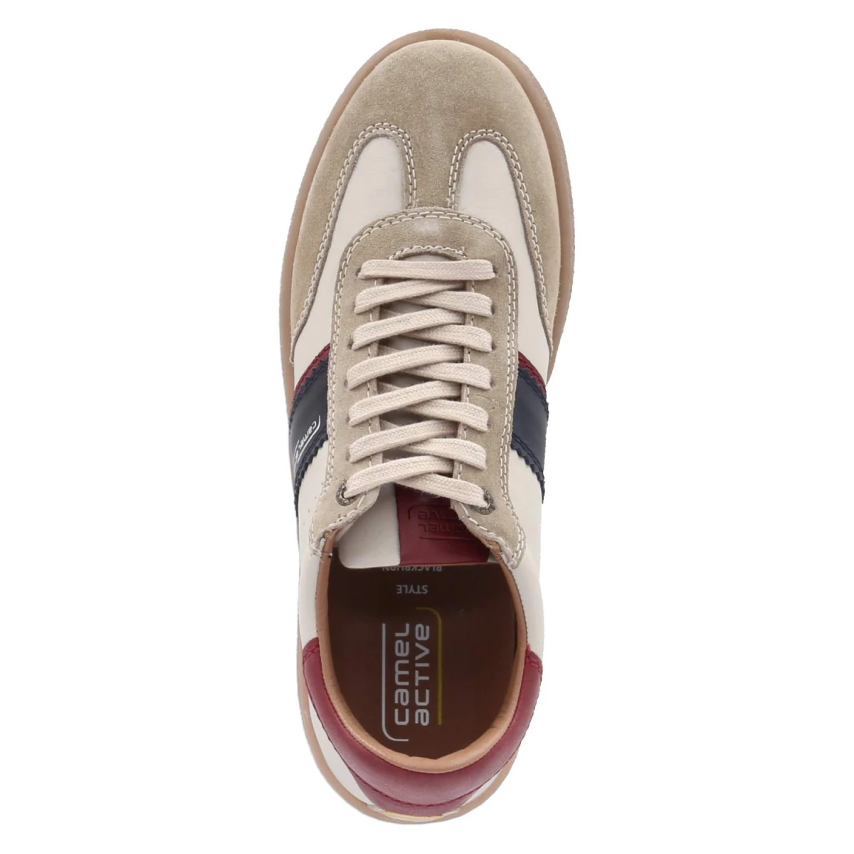 Low Sneaker - beige/blau