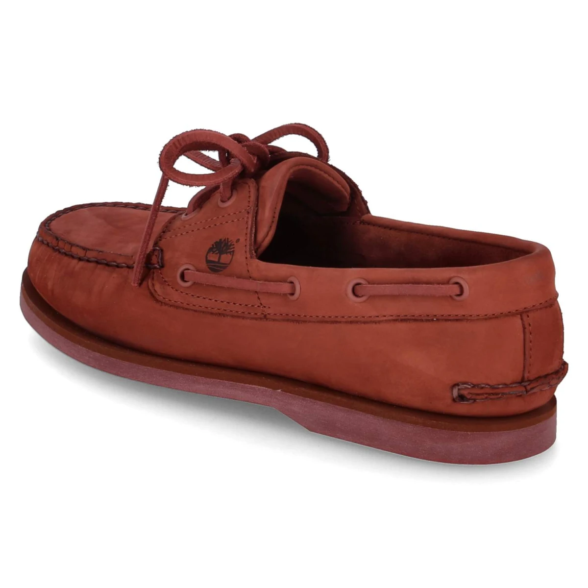 Bootsschuhe CLASSIC BOAT - DARK RED NUBUCK