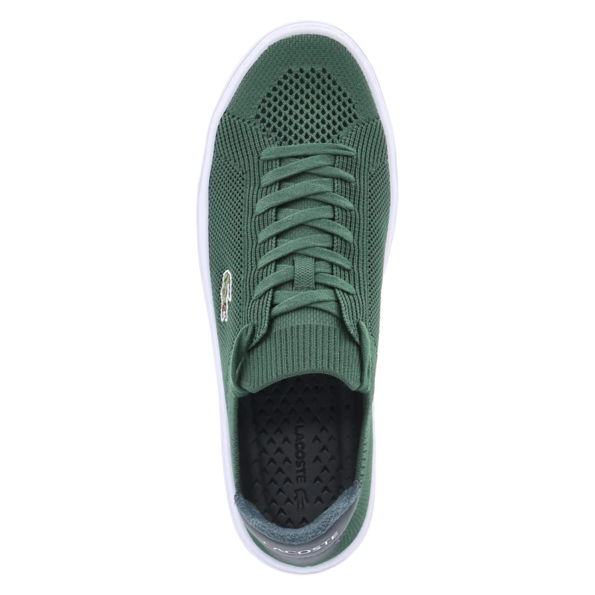 Low Sneaker LA PIQUEE - DK GRN/WHT