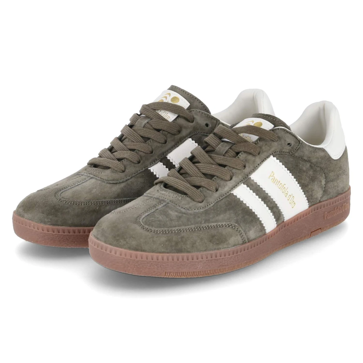 Low Sneaker BALLARE - olive green/off white