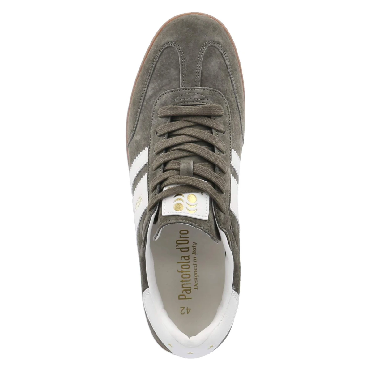 Low Sneaker BALLARE - olive green/off white