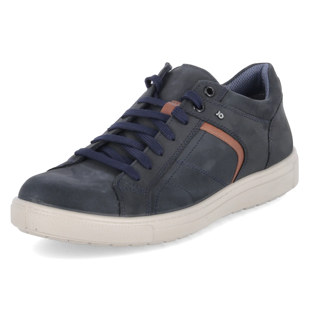 Halbschuhe - nachtblau/cognac