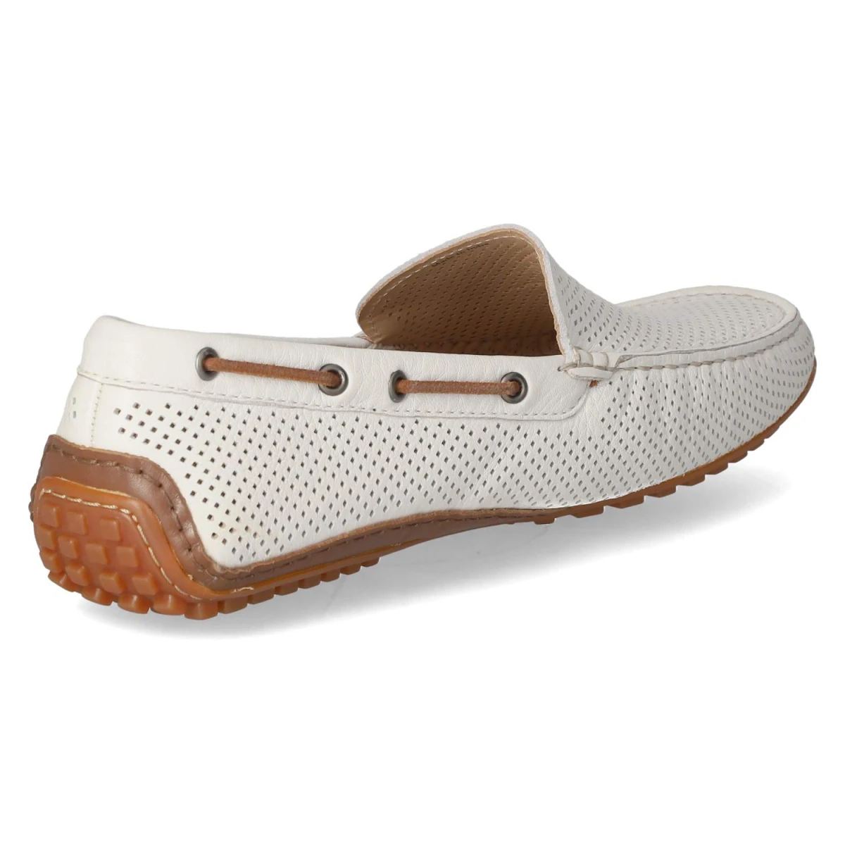 Mokassins CARULIO - weiss/cognac