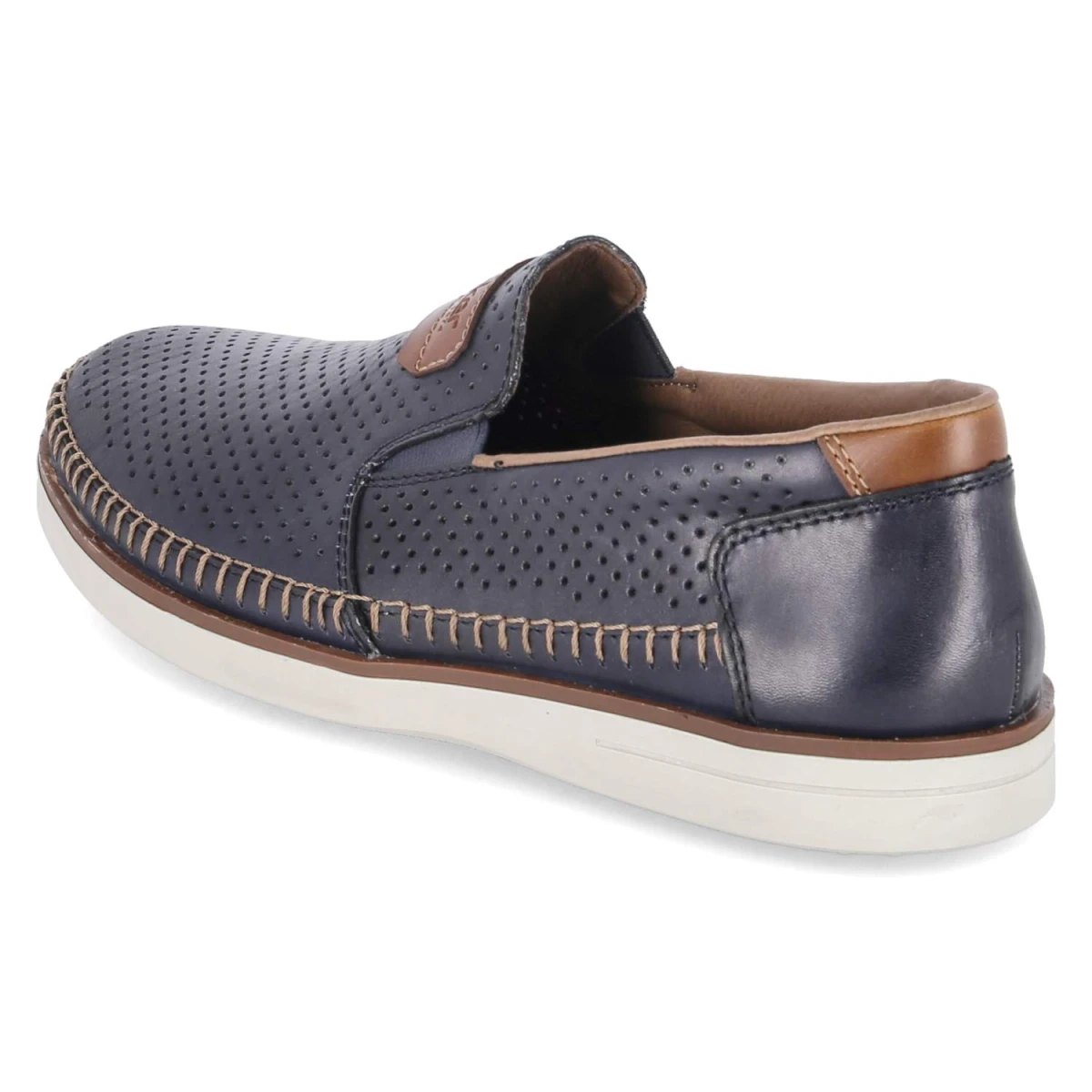 Slipper - navy/amaretto