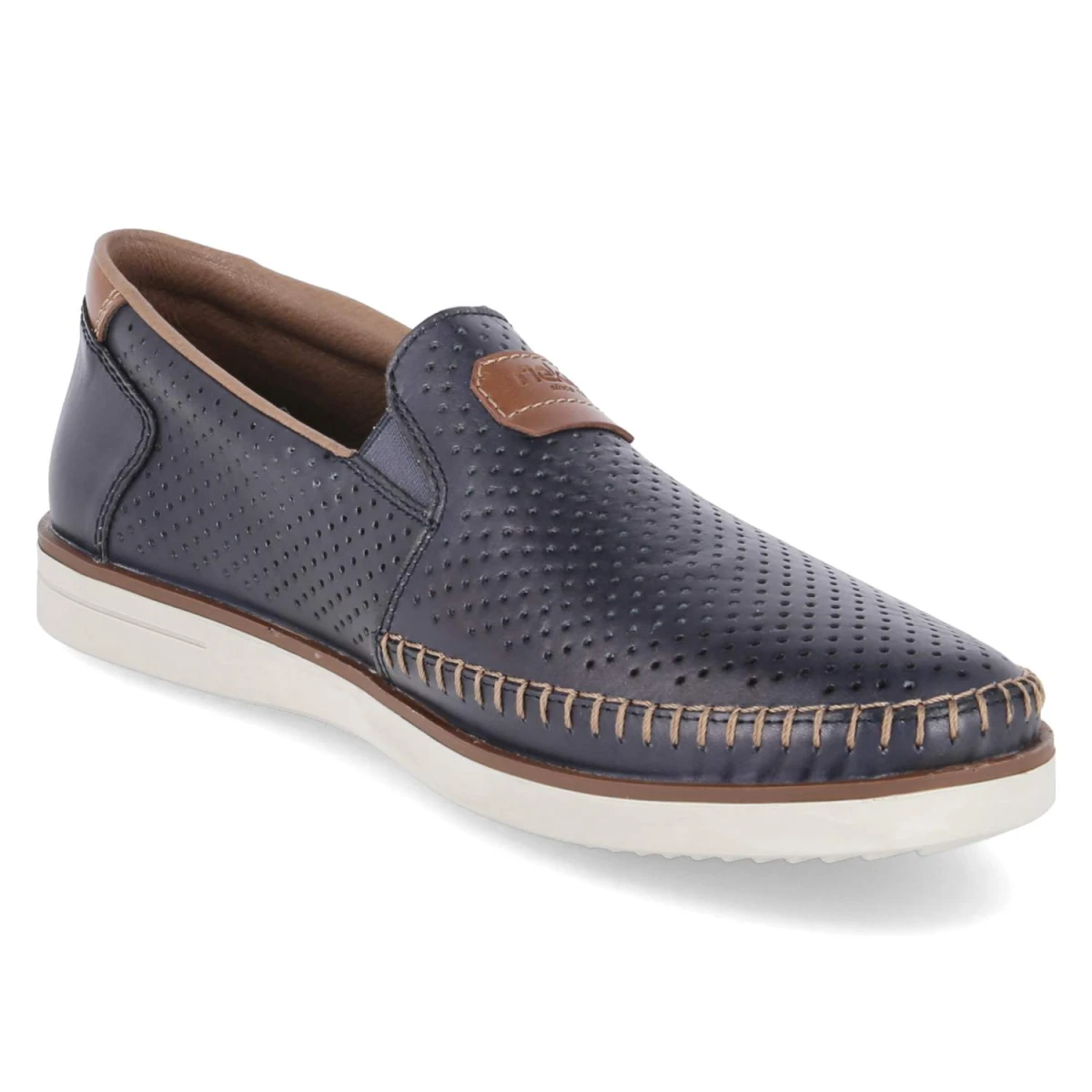 Slipper - navy/amaretto