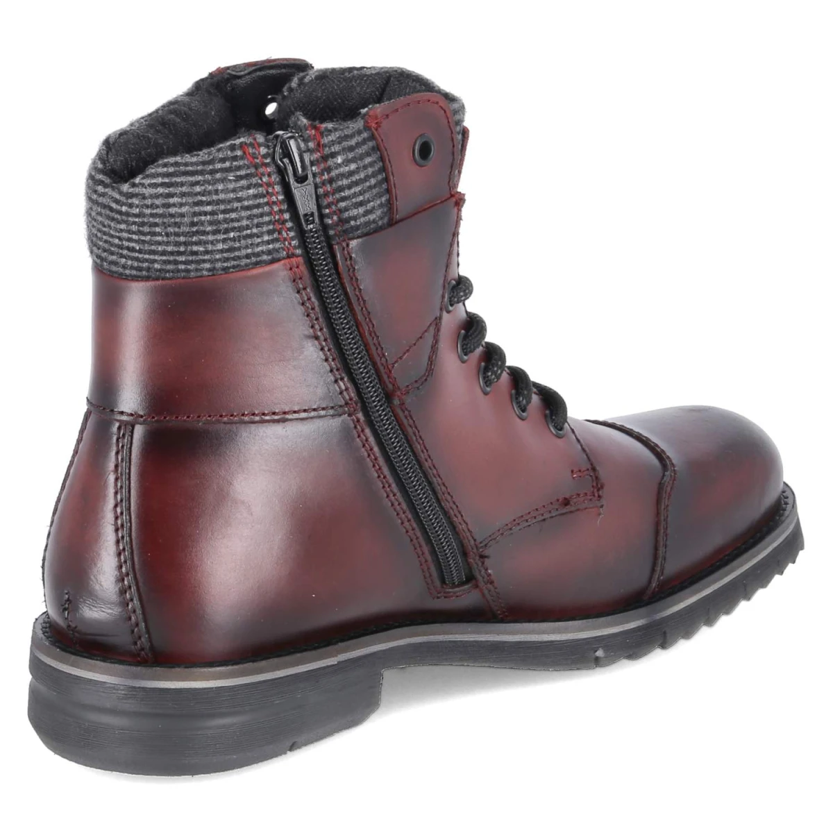 Schnürboots - dark red