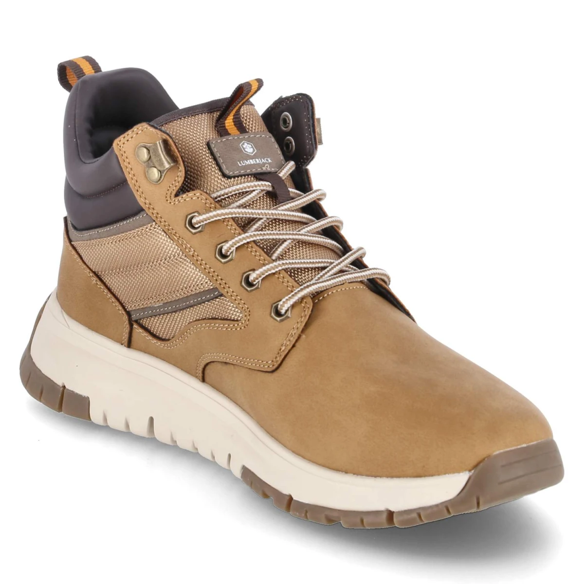 Schnürboots FREEBOUND - tan yellow/dk brown