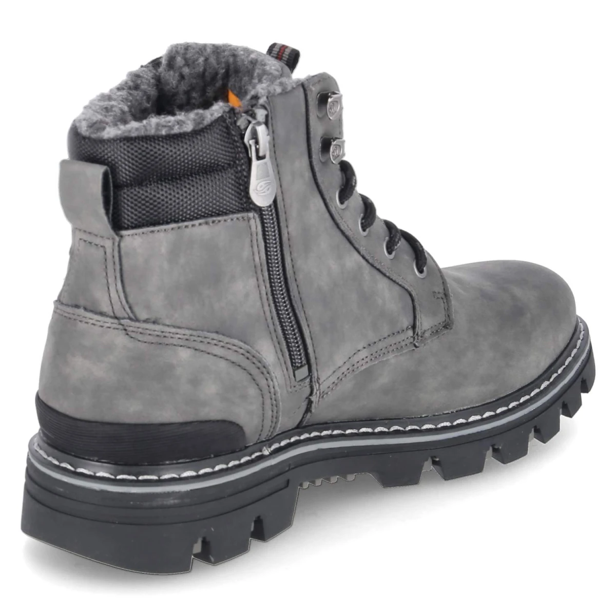 Schnürboots - dunkelgrau