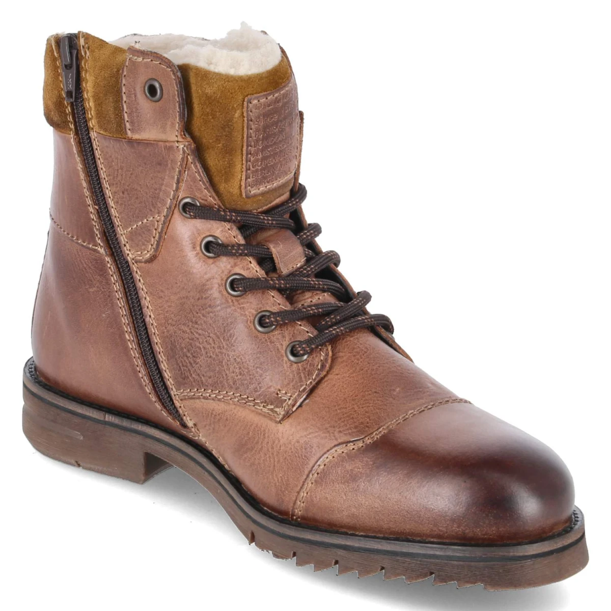 Winterstiefeletten - cognac