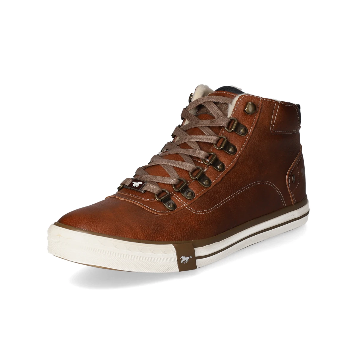 High Sneaker - cognac