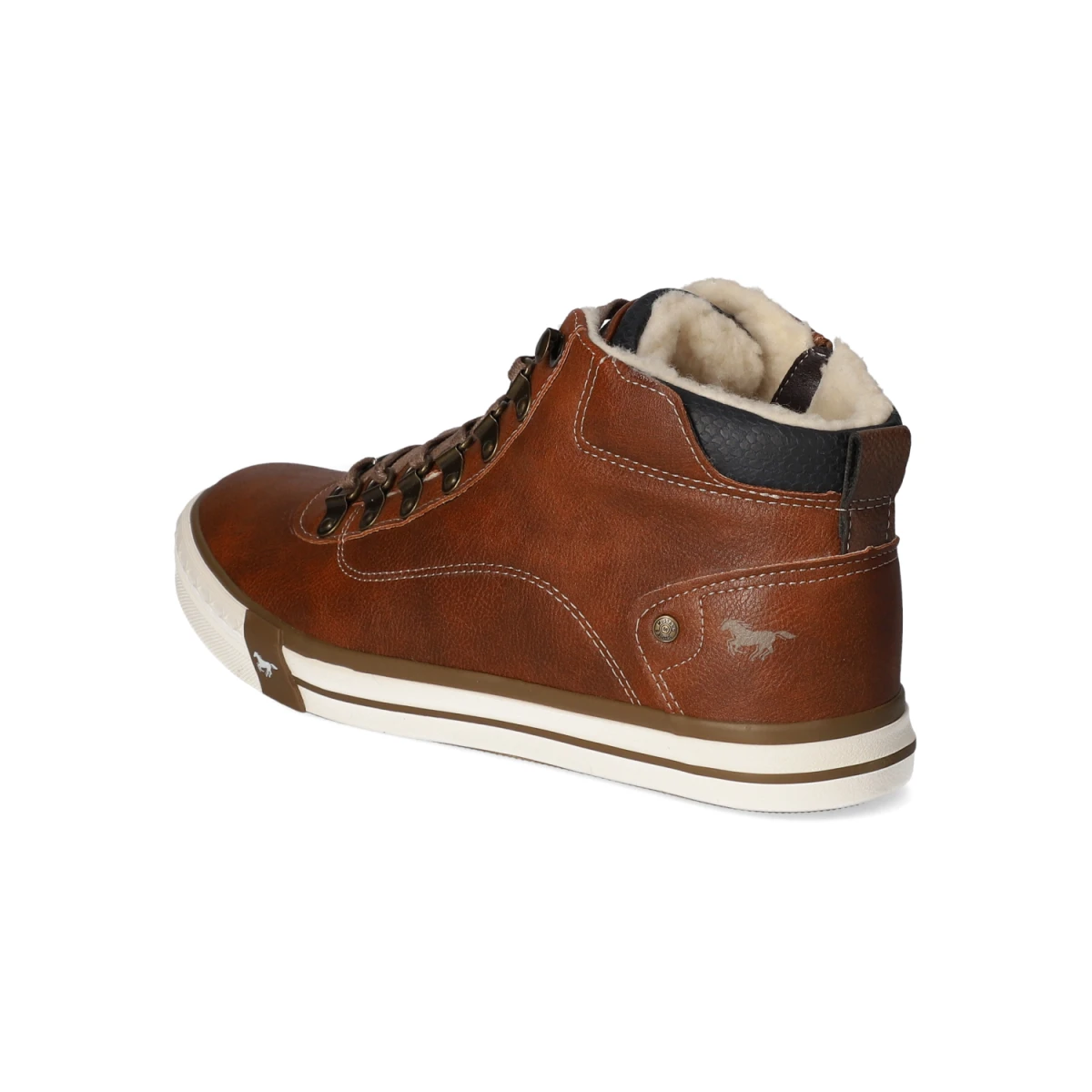 High Sneaker - cognac
