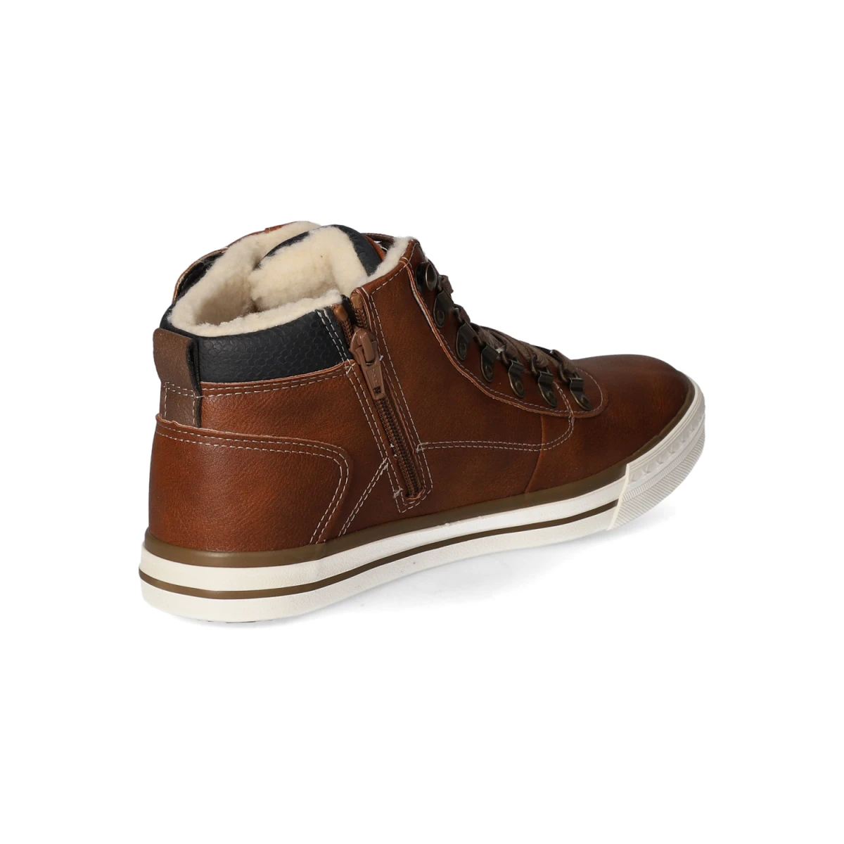High Sneaker - cognac