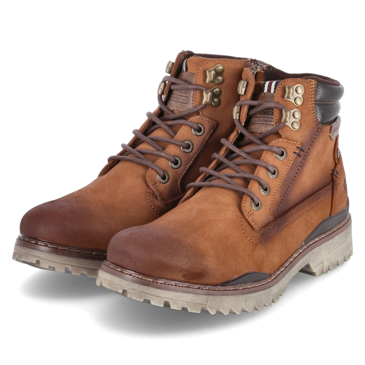 Schnürboots - cognac