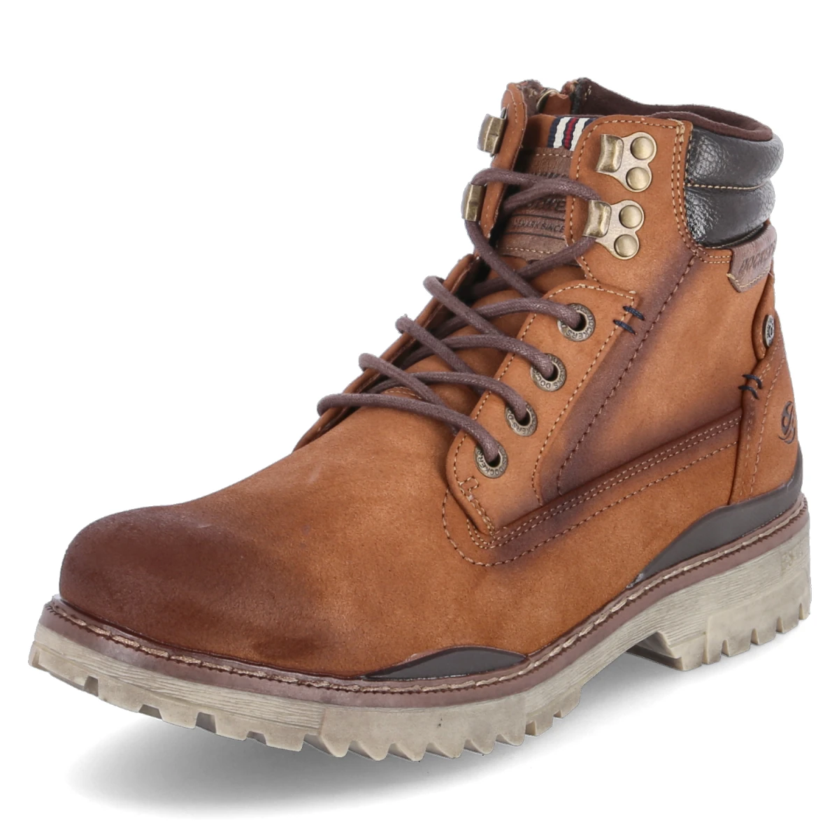 Schnürboots - cognac