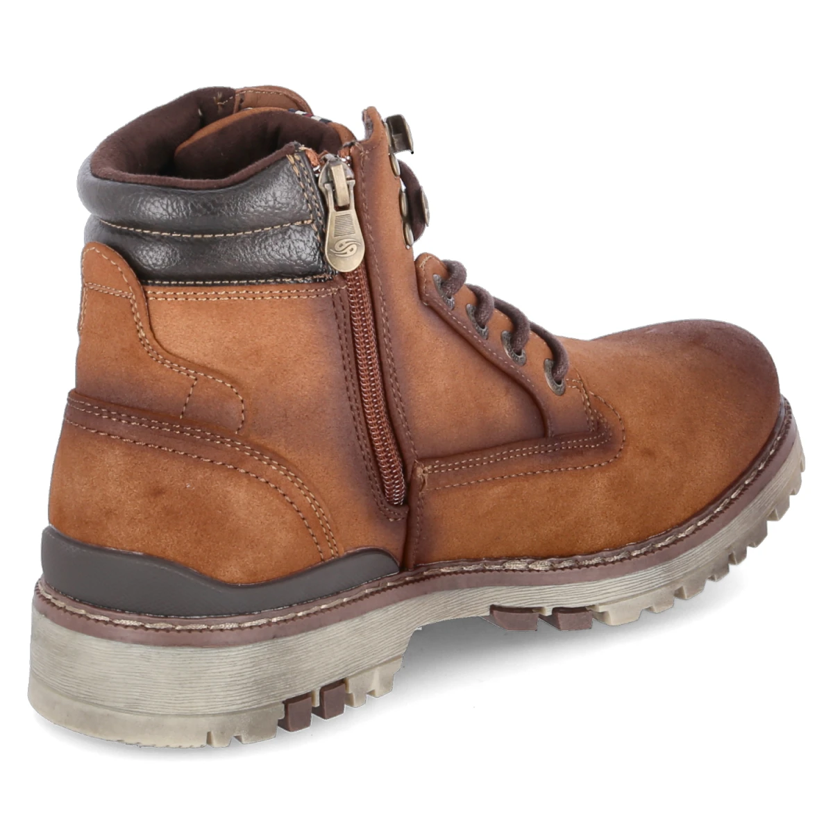 Schnürboots - cognac